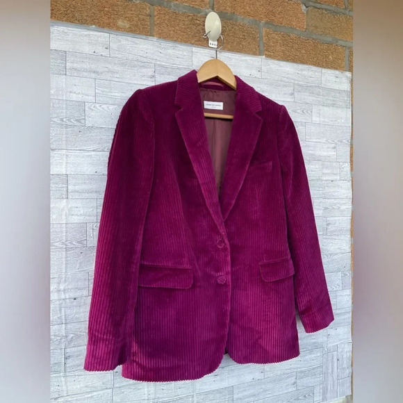 Dries Van Noten
Stretch-Cotton Corduroy Jacket in fuchsia size 38/small - Picture 3 of 17